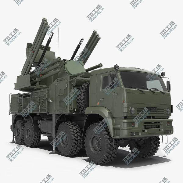 images/goods_img/20210312/3D model Missile System Pantsir S1 SA-22 Greyhound Rigged/1.jpg